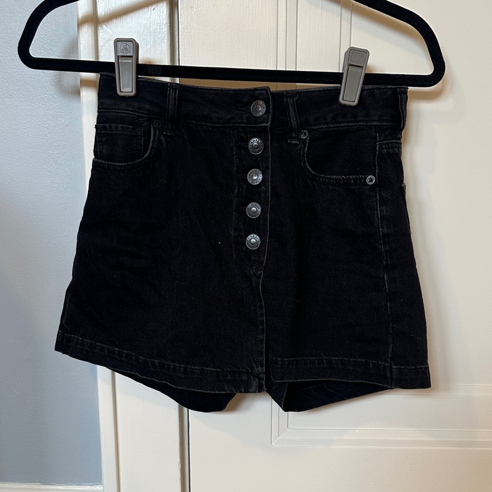 American Eagle Outfitters Black Jean Shorts